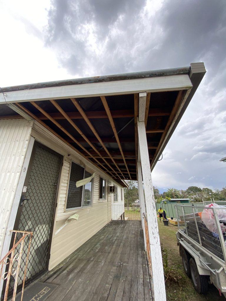 Queensland property asbestos soffit removal